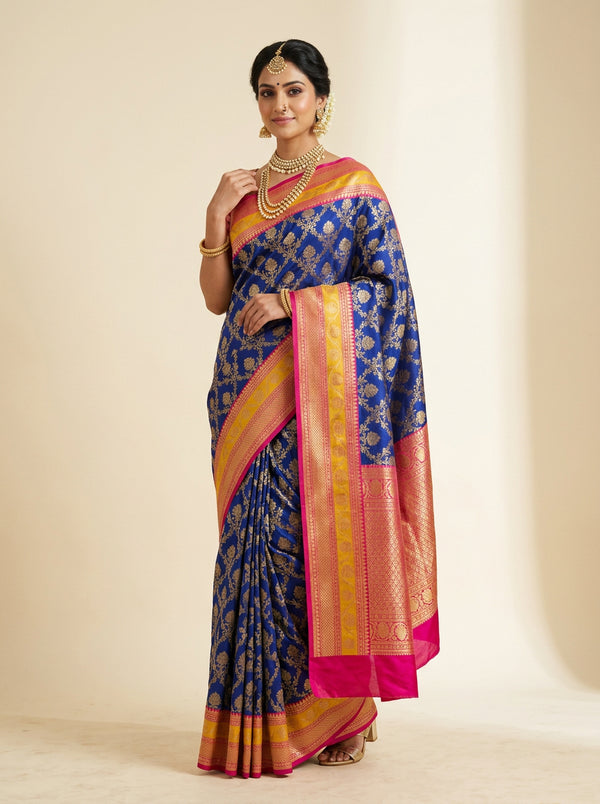 Saanwari saree look